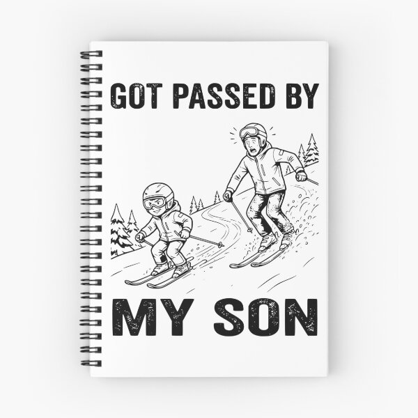 Item preview, Got Passed By My Son - Funny Skiing Dad designed and sold by CutOutIdols.