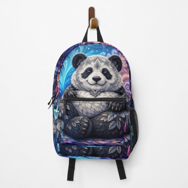 Item preview, Lab Visions 114: Panda Mushroom Forest Psychedelic Animal Art designed and sold by The Psychedelic Anarchist.