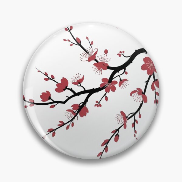Item preview, Minimalist Sakura Ink Japanese Nature Design designed and sold by WikaKowalczyk.