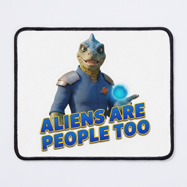 Item preview, Aliens Are People Too - Blue Orbs designed and sold by Atlas Crew - By Glorfin.