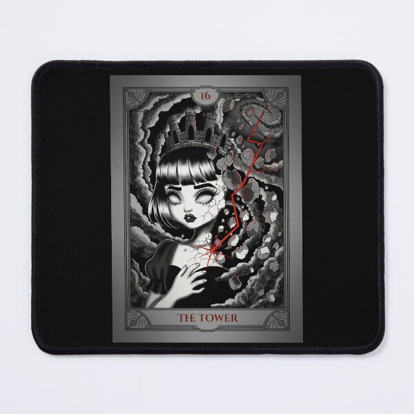 Item preview, The Tower - Dark Arcana Tarot Card designed and sold by Ossidiana..