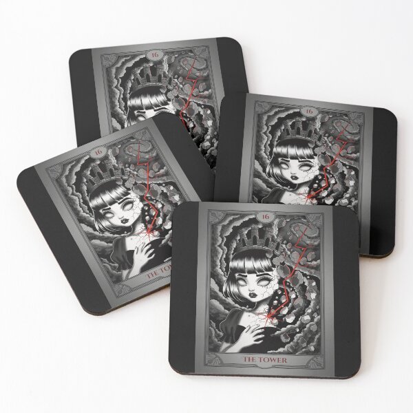 Item preview, The Tower - Dark Arcana Tarot Card designed and sold by Ossidiana..