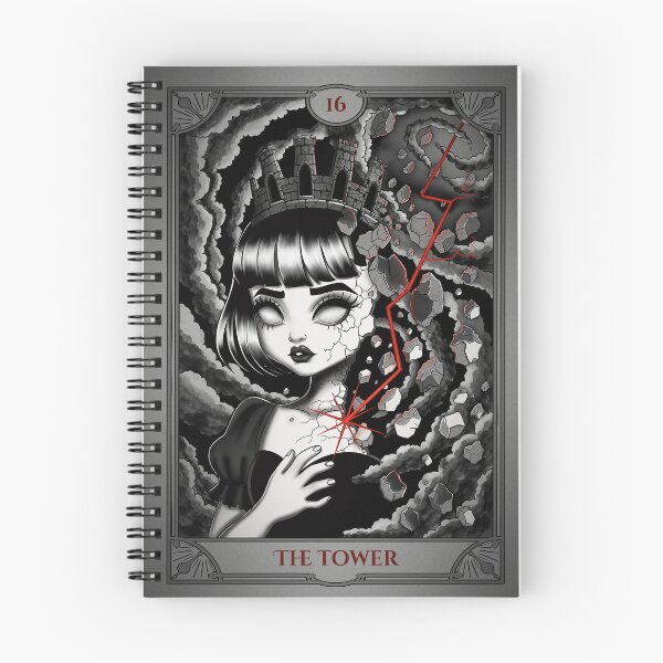 Item preview, The Tower - Dark Arcana Tarot Card designed and sold by Ossidiana..