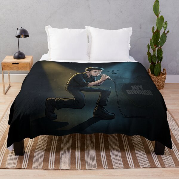 Item preview, Joy Division - Ian Curtis cartoon designed and sold by Bigkite.