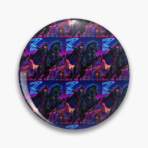 Item preview, Neon Zorro Justice Ride designed and sold by SHOCAMPOS DESIGNS .