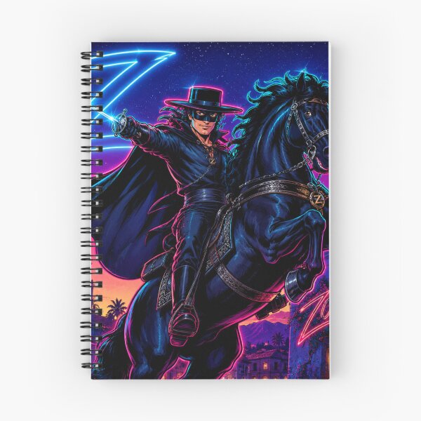 Item preview, Neon Zorro Justice Ride designed and sold by SHOCAMPOS DESIGNS .
