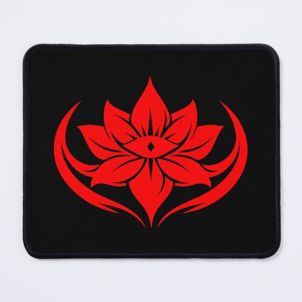 Item preview, Crimson Lotus Crest — Bold Floral Sigil designed and sold by Dream Machine.