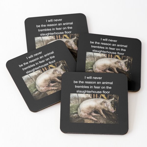 Item preview, Bold vegan and animal rights protest design designed and sold by VoiceForAnimals.