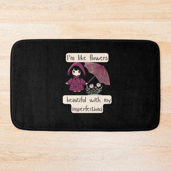 Item preview, I’m Like Flowers – Beautiful With My Imperfections | Cute Self-Love Aesthetic Sticker designed and sold by Art IN Pack.