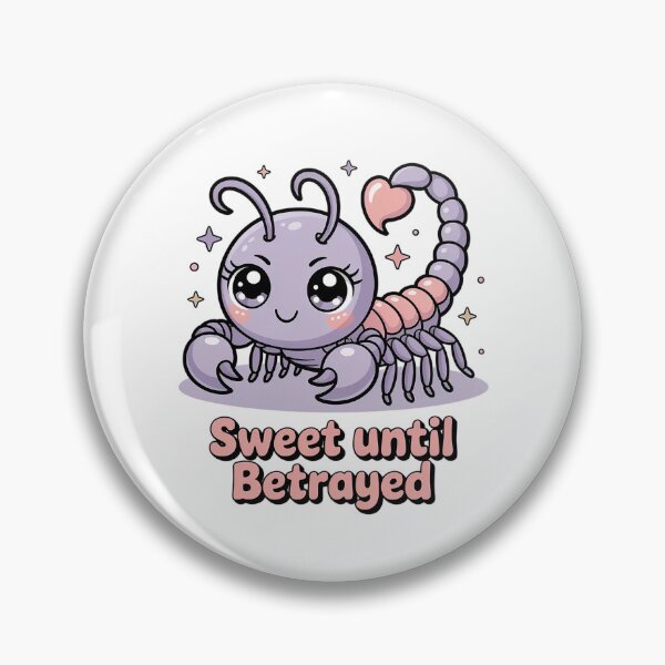 Item preview, Sweet Until Betrayed Cute Scorpion T-Shirt designed and sold by Cool-cat-art.