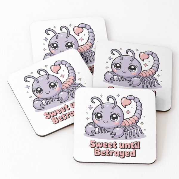 Item preview, Sweet Until Betrayed Cute Scorpion T-Shirt designed and sold by Cool-cat-art.