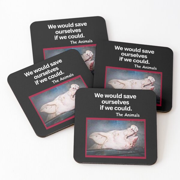 Item preview, Bold vegan and animal rights protest design designed and sold by VoiceForAnimals.