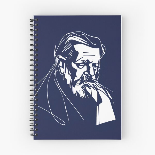 Item preview, Bram Stoker - Blue Abstract Art designed and sold by shadow-bloom.