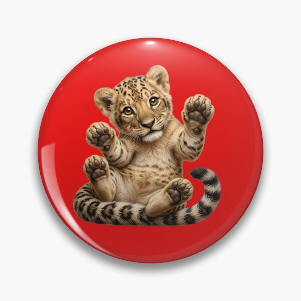 Item preview, Cute Baby Leopard Waving designed and sold by Utopian-Magic.