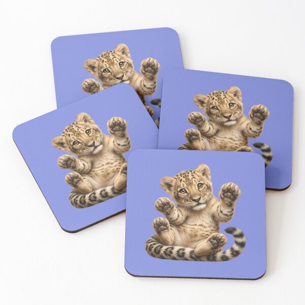 Item preview, Cute Baby Leopard Waving designed and sold by Utopian-Magic.