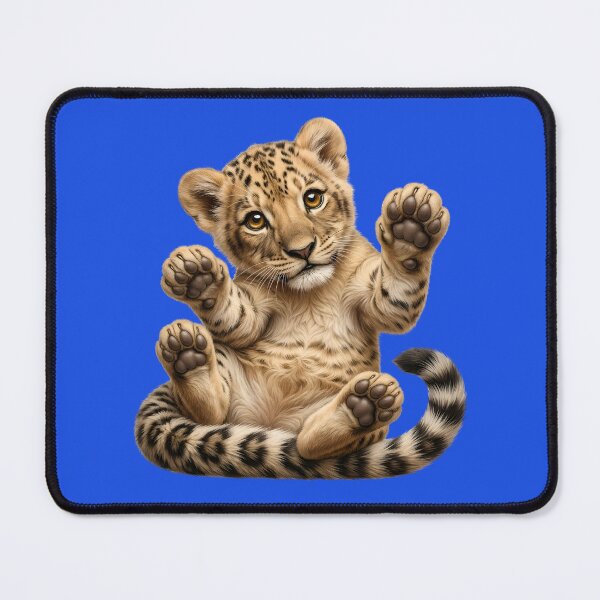 Item preview, Cute Baby Leopard Waving designed and sold by Utopian-Magic.