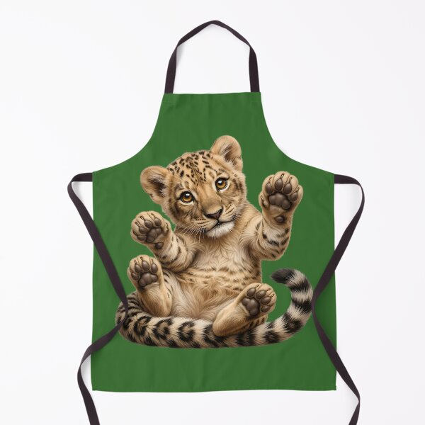 Item preview, Cute Baby Leopard Waving designed and sold by Utopian-Magic.