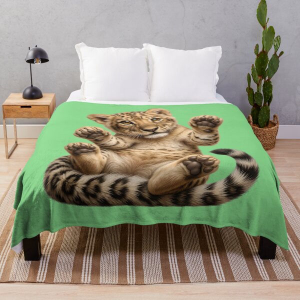 Item preview, Cute Baby Leopard Waving designed and sold by Utopian-Magic.