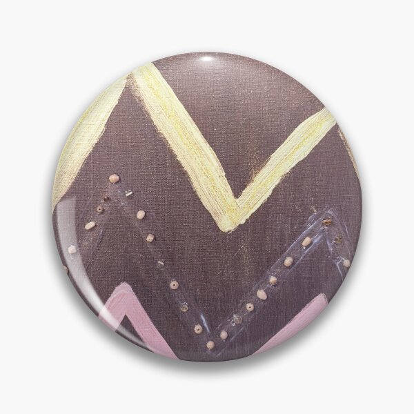 Item preview, Golden Peaks Abstract Wall Art – Modern Earth‑Tone Zigzag Design designed and sold by Upscale7.