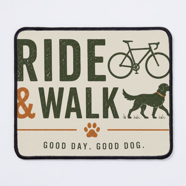 Item preview, Ride Walk Dog Owner Cycling Lifestyle designed and sold by bosamji.