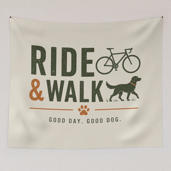Item preview, Ride Walk Dog Owner Cycling Lifestyle designed and sold by bosamji.