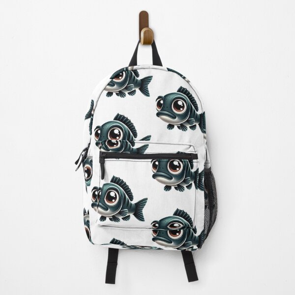 Item preview, Adorable Black Bass Fish designed and sold by Sillytoe.
