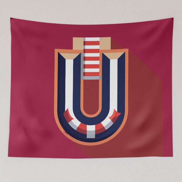 Item preview, United Ultras Football Monogram U Supporter Scarf designed and sold by xmoudx.