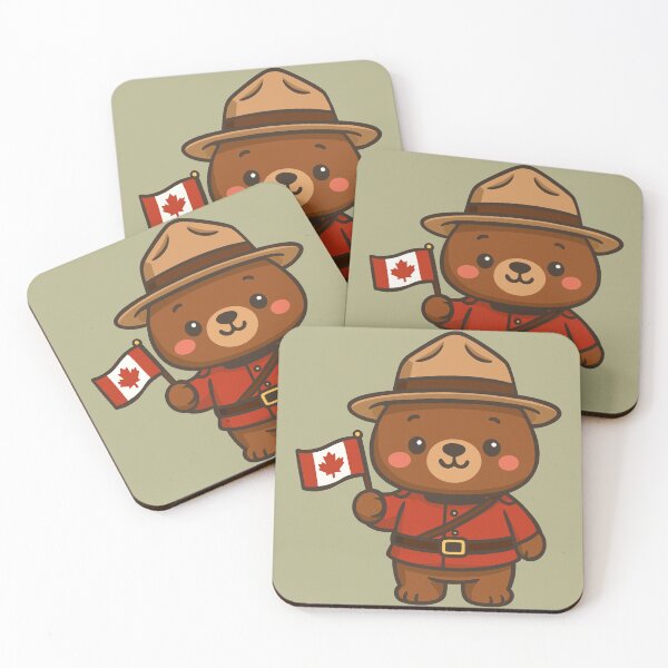 Item preview, Canada Day Mountie Bear designed and sold by Ghost on Toast.
