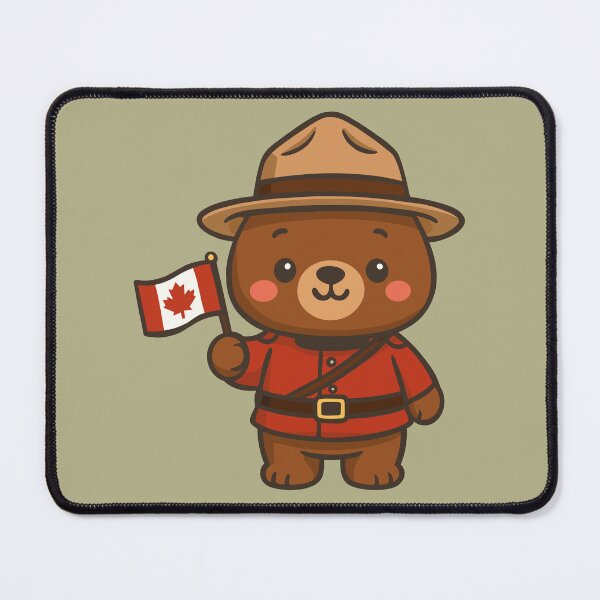 Item preview, Canada Day Mountie Bear designed and sold by Ghost on Toast.