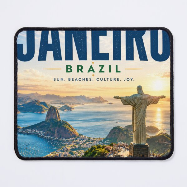 Item preview, Rio de Janeiro Brazil Travel Poster | Tropical Wall Art | Vintage Style City Print designed and sold by ElartedeNoel.
