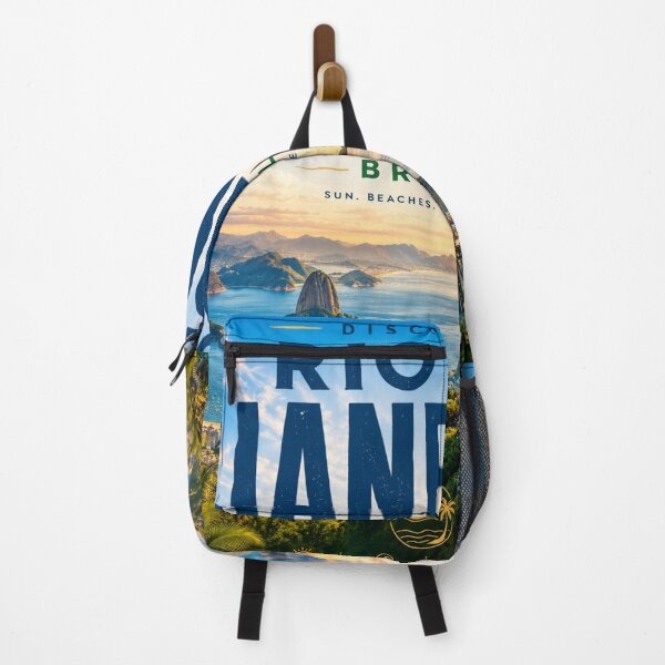 Item preview, Rio de Janeiro Brazil Travel Poster | Tropical Wall Art | Vintage Style City Print designed and sold by ElartedeNoel.