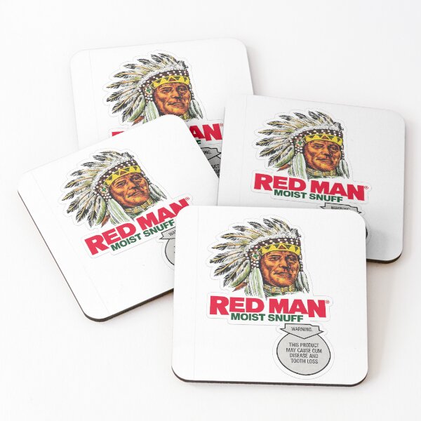 Item preview, Vintage 90s RED MAN Moist Snuff Indian designed and sold by LockedUp.