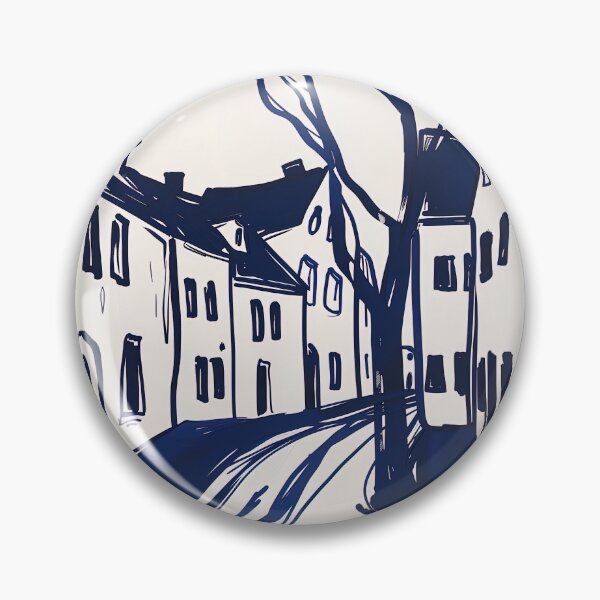 Item preview, Brandenburg - Blue Abstract Art designed and sold by shadow-bloom.