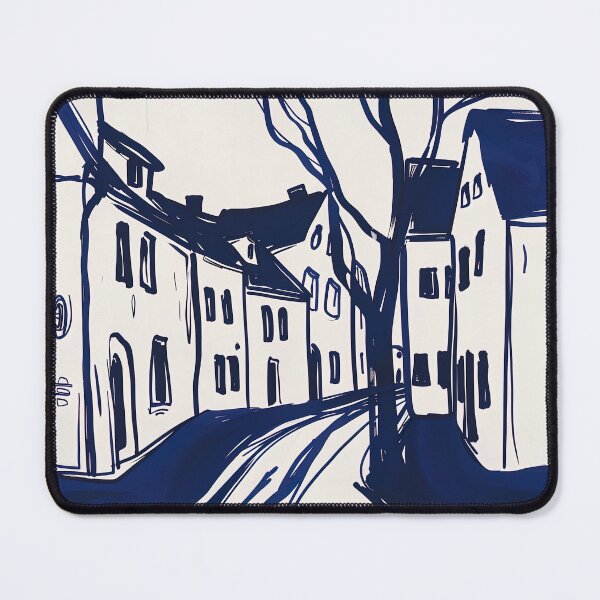 Item preview, Brandenburg - Blue Abstract Art designed and sold by shadow-bloom.