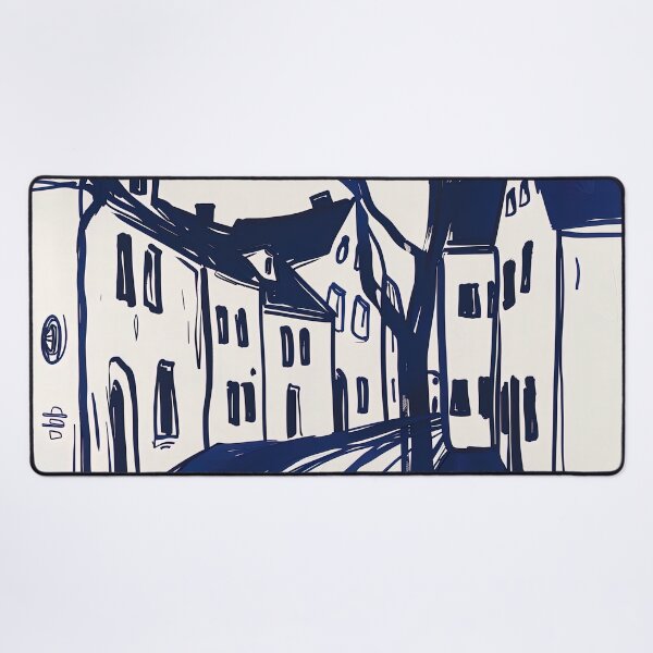 Item preview, Brandenburg - Blue Abstract Art designed and sold by shadow-bloom.