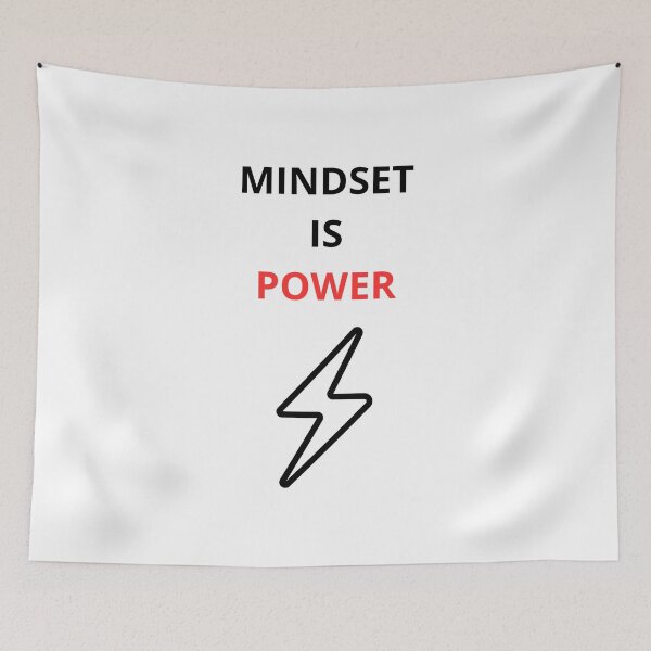 Item preview, Mindset Is Power Motivation Design designed and sold by Wild Horizon Studio.