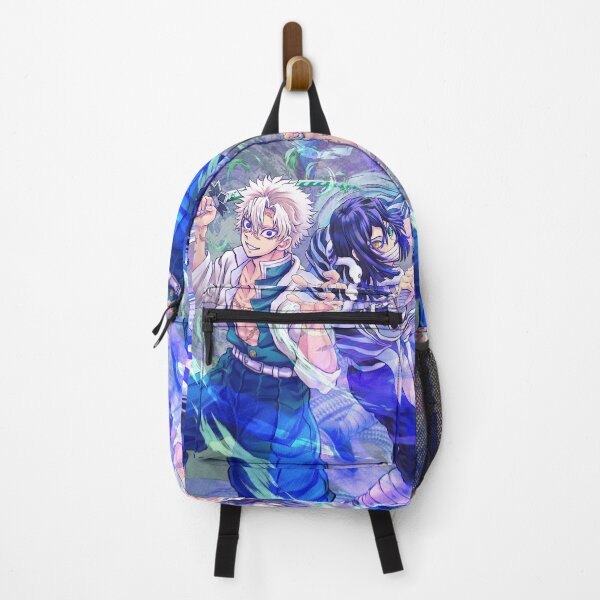 Item preview, Obanai Iguro Demon Slayer Blue Aura Duo Pose designed and sold by justnickthings.