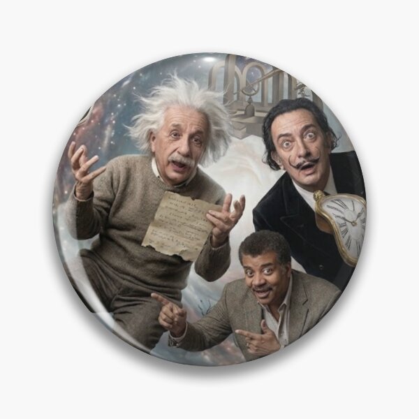 Item preview, Albert Neil and Salvador All Floating in a Surreal Universe designed and sold by Halifaxartguy.