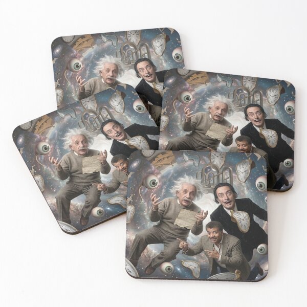 Item preview, Albert Neil and Salvador All Floating in a Surreal Universe designed and sold by Halifaxartguy.