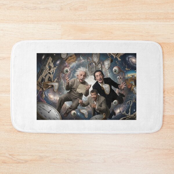 Item preview, Albert Neil and Salvador All Floating in a Surreal Universe designed and sold by Halifaxartguy.