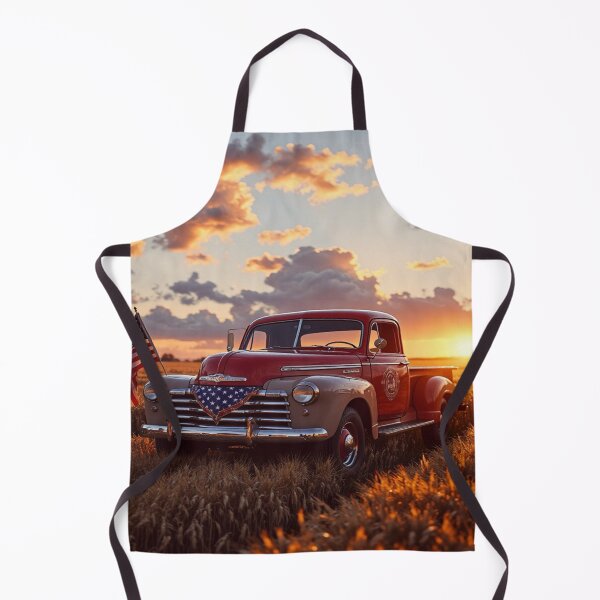 Item preview, American Vintage Pickup Truck at Sunset designed and sold by BeautifulVirtues.
