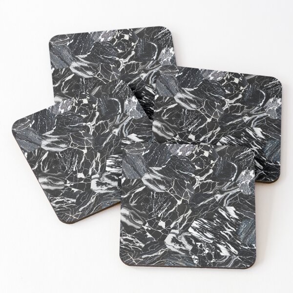 Item preview, Hexagonal Marble Noir designed and sold by Lidra Zehcnas.