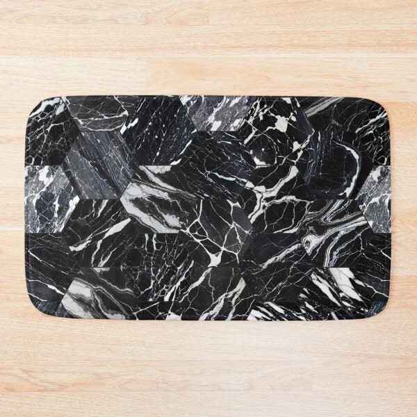 Item preview, Hexagonal Marble Noir designed and sold by Lidra Zehcnas.