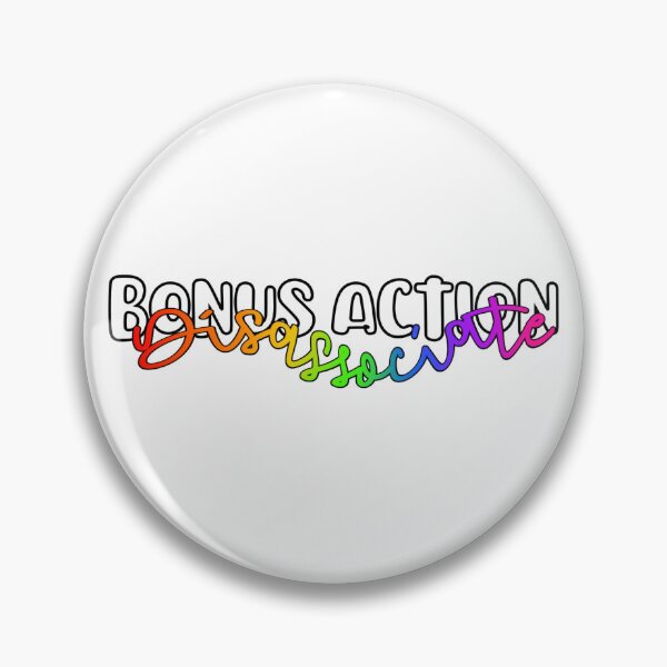 Item preview, Bonus Action, Disassociate designed and sold by caweyann.