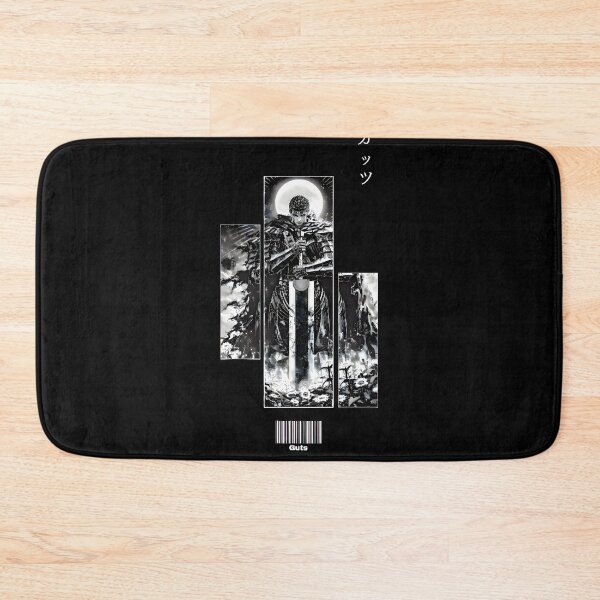 Item preview, The Moonlit Knight - Guts Dragonslayer Barcode Techwear Manga Panel designed and sold by Teenkai.