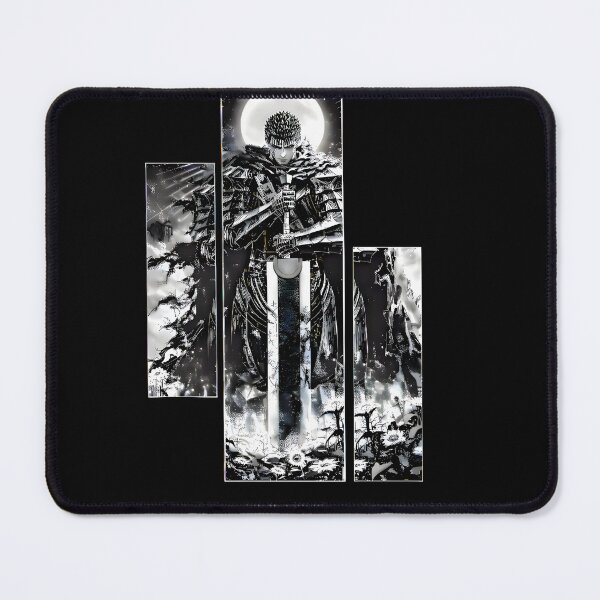 Item preview, The Moonlit Knight - Guts Dragonslayer Barcode Techwear Manga Panel designed and sold by Teenkai.