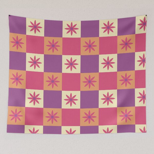Item preview, Funky Flower Pattern designed and sold by SavyBDesigns.