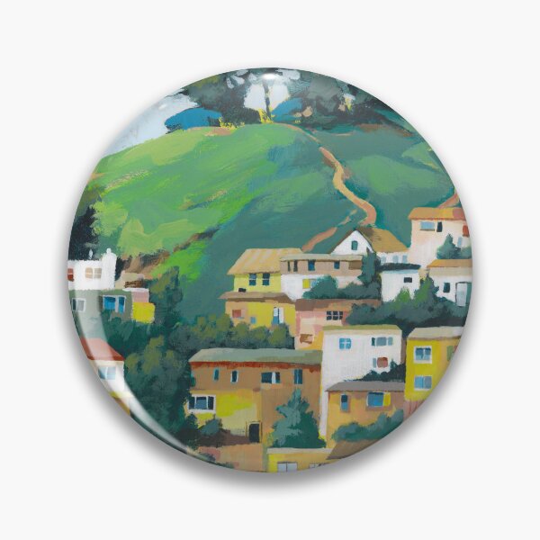 Item preview, Colorful Hillside Houses designed and sold by Steve Haskamp.
