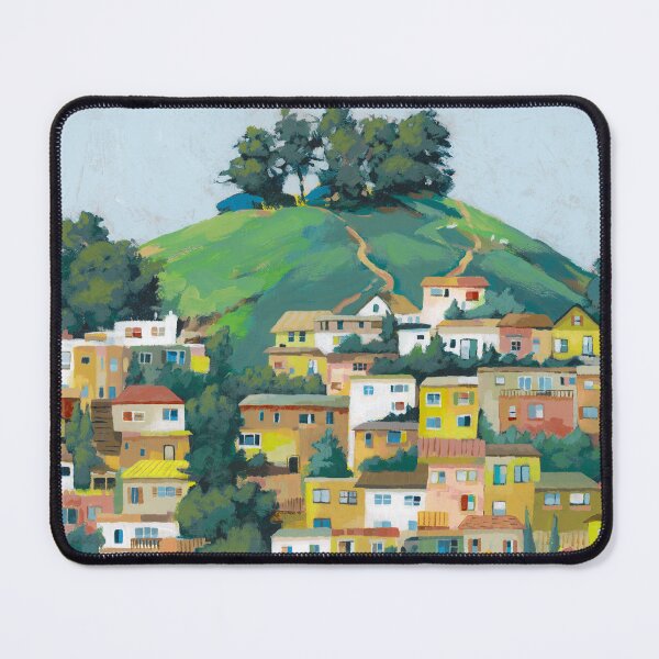 Item preview, Colorful Hillside Houses designed and sold by Steve Haskamp.