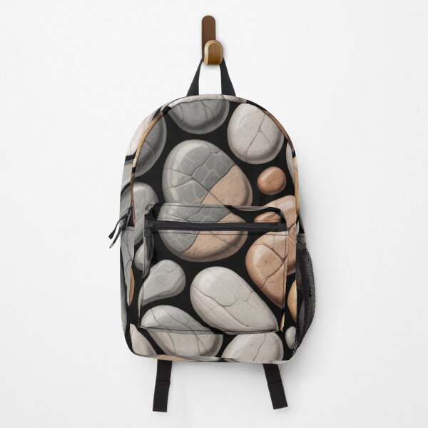 Item preview, Realistic Pebble Stone Pattern | Smooth Grey Terracotta Seamless Repeat designed and sold by Midnight Veil Designs.